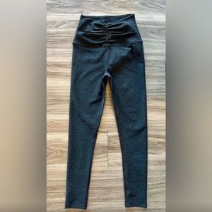 Beyond Yoga Spacedye Centered HW Midi Legging - Darkest Night